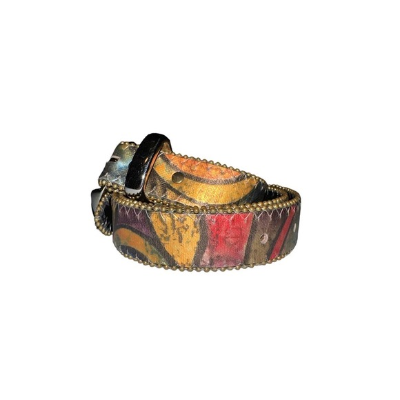 Elite Colorful Metallic Belt Size Small - Picture 2 of 5